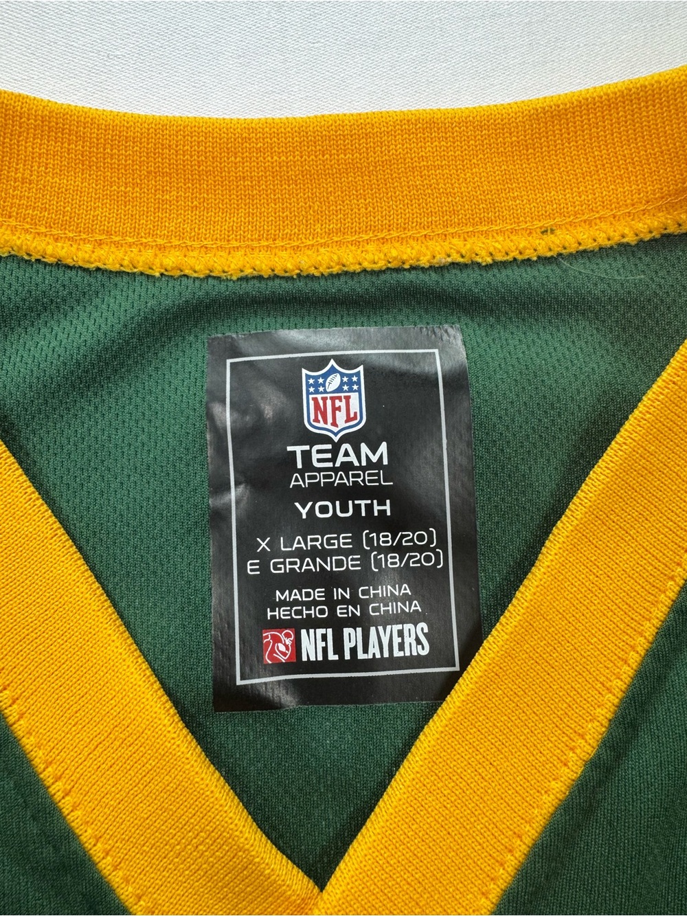 Green Bay Packers Youth Aaron Rodgers jersey XL EUC - Picture 9 of 9